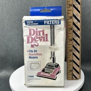 NOS Dirt Devil RoomMate Genuine Replacement Filters 2-Pack OEM Fits All Models